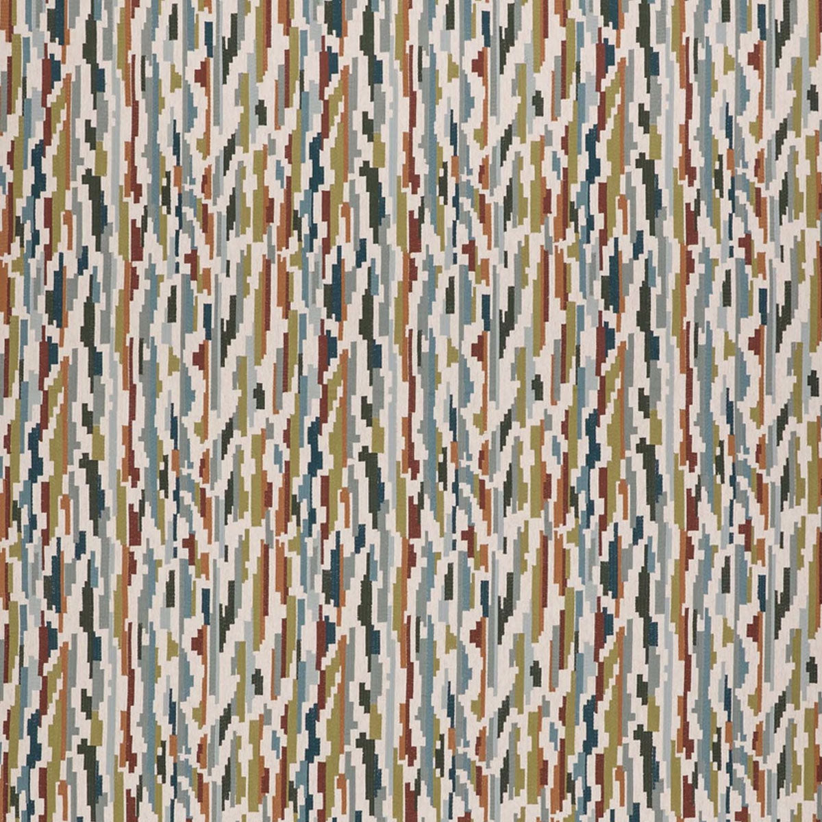 Harlequin Nuru Embroidery fabric – Rosewood/Limpet/Aloe (1)