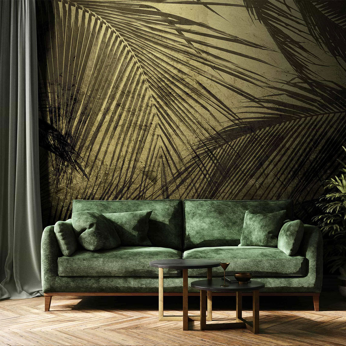 Palms Mural Wallpaper - Coordonne