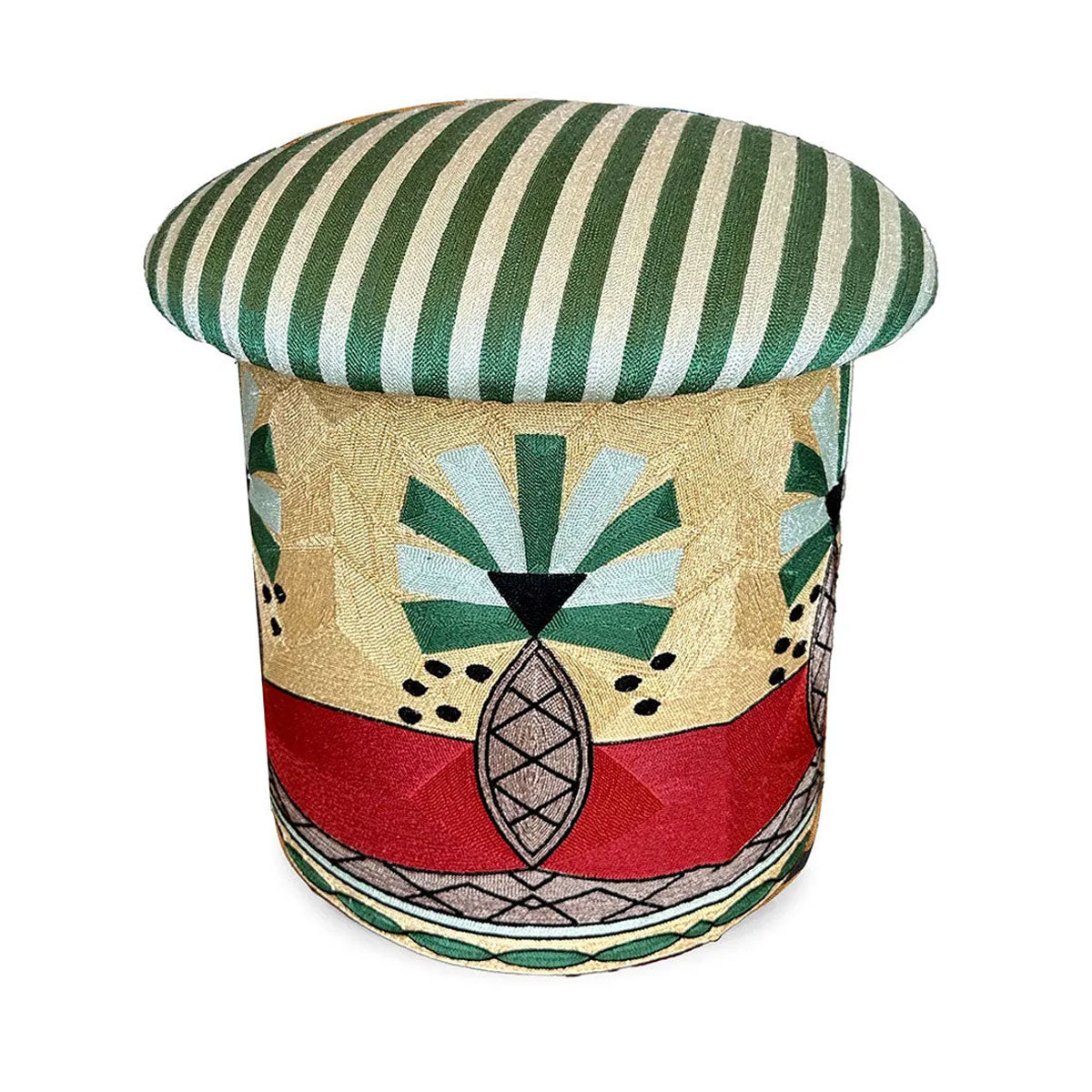 Embroidered Stool - Doing Goods