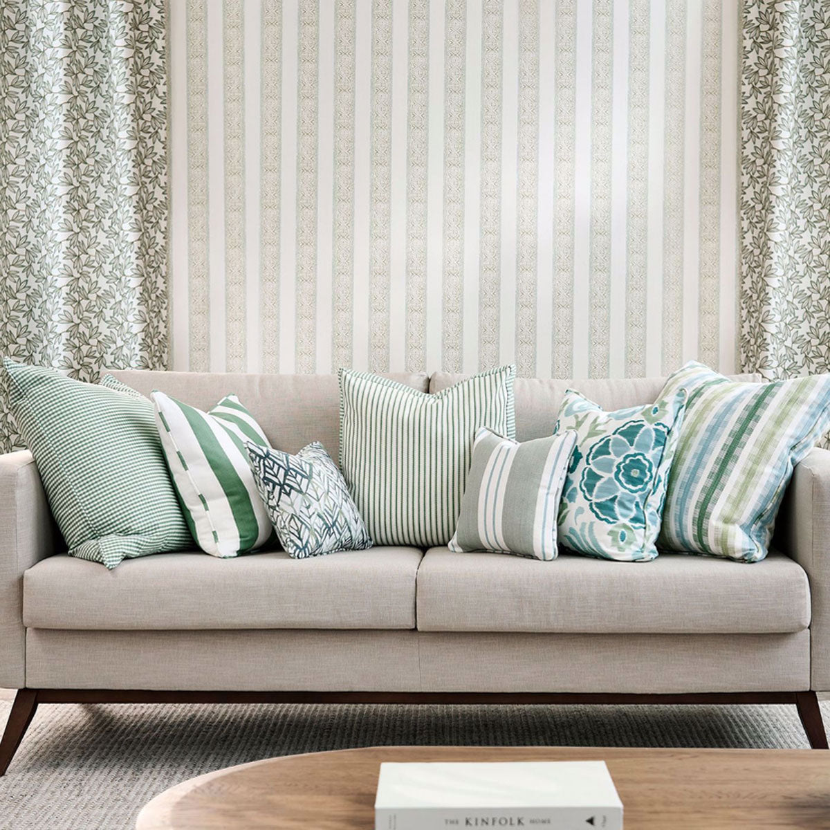 Clarke & Clarke Robinia fabric – Herb (4)