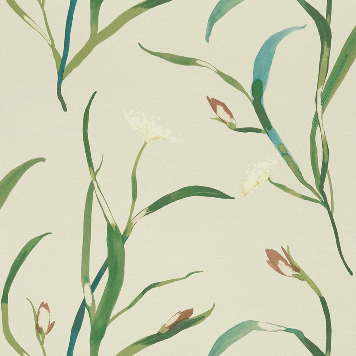 Harlequin Saona wallpaper – Forest/Terracotta (1)