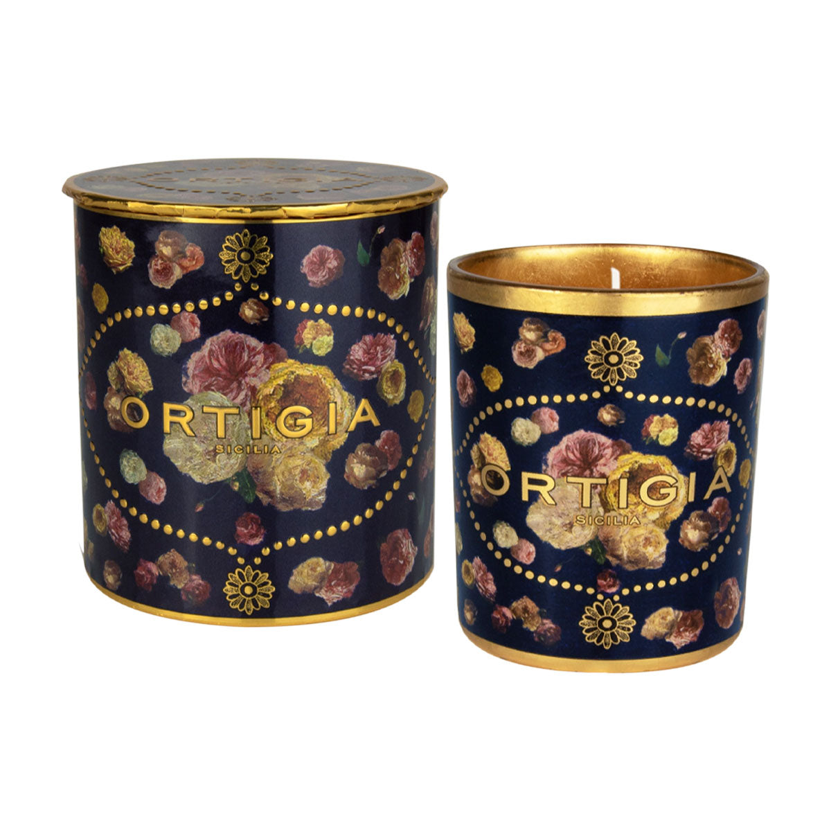 Decorated Candle - Ortigia