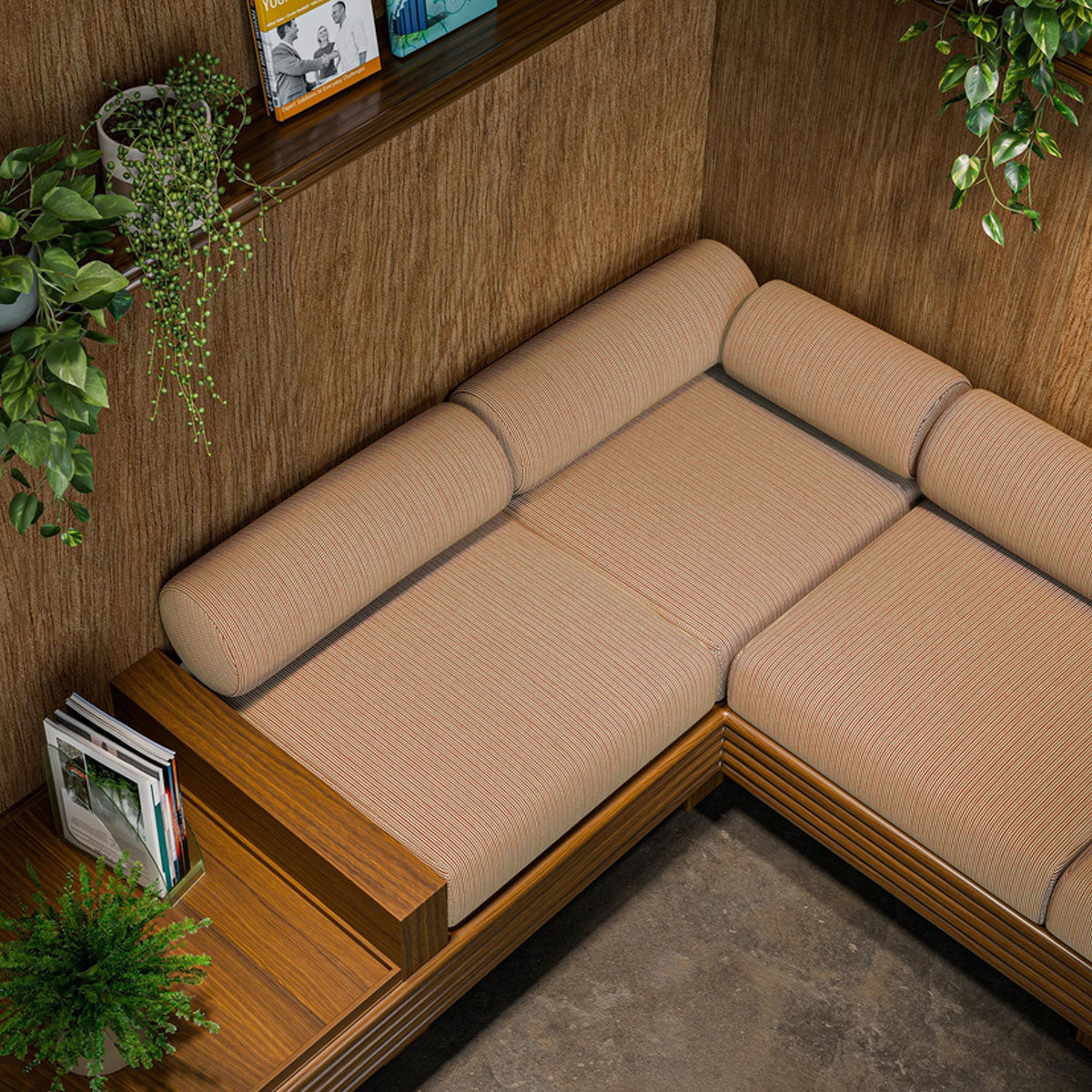 Clarke & Clarke Spencer fabric – Spice (3)
