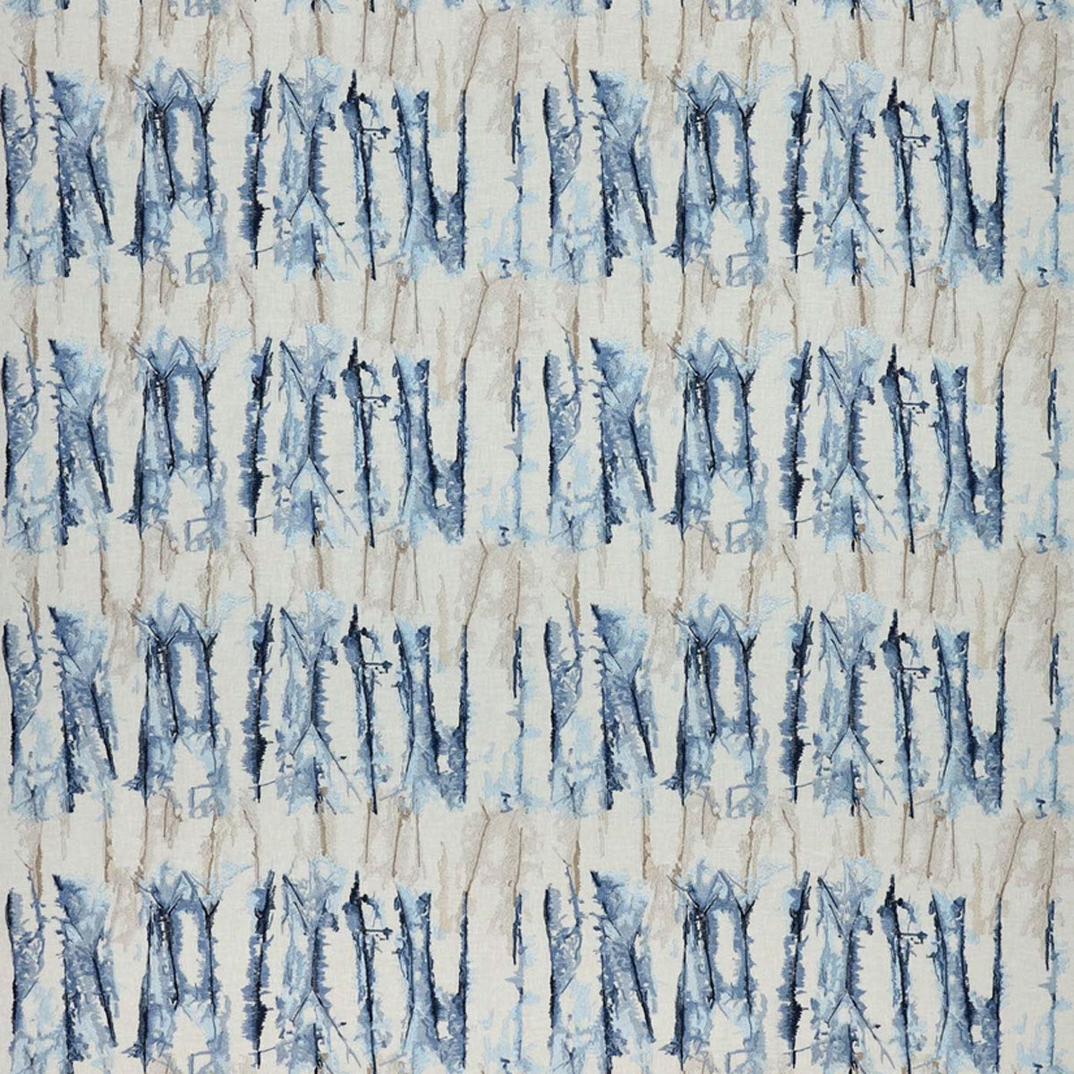 Harlequin Takara Embroidery fabric – Indigo/Denim (1)