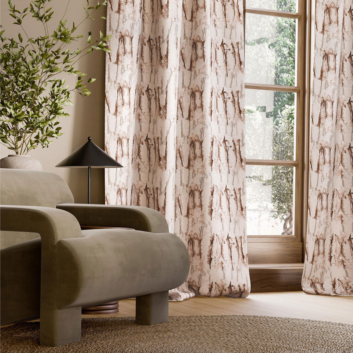 Harlequin Takara Embroidery fabric – Positano/Slate (3)