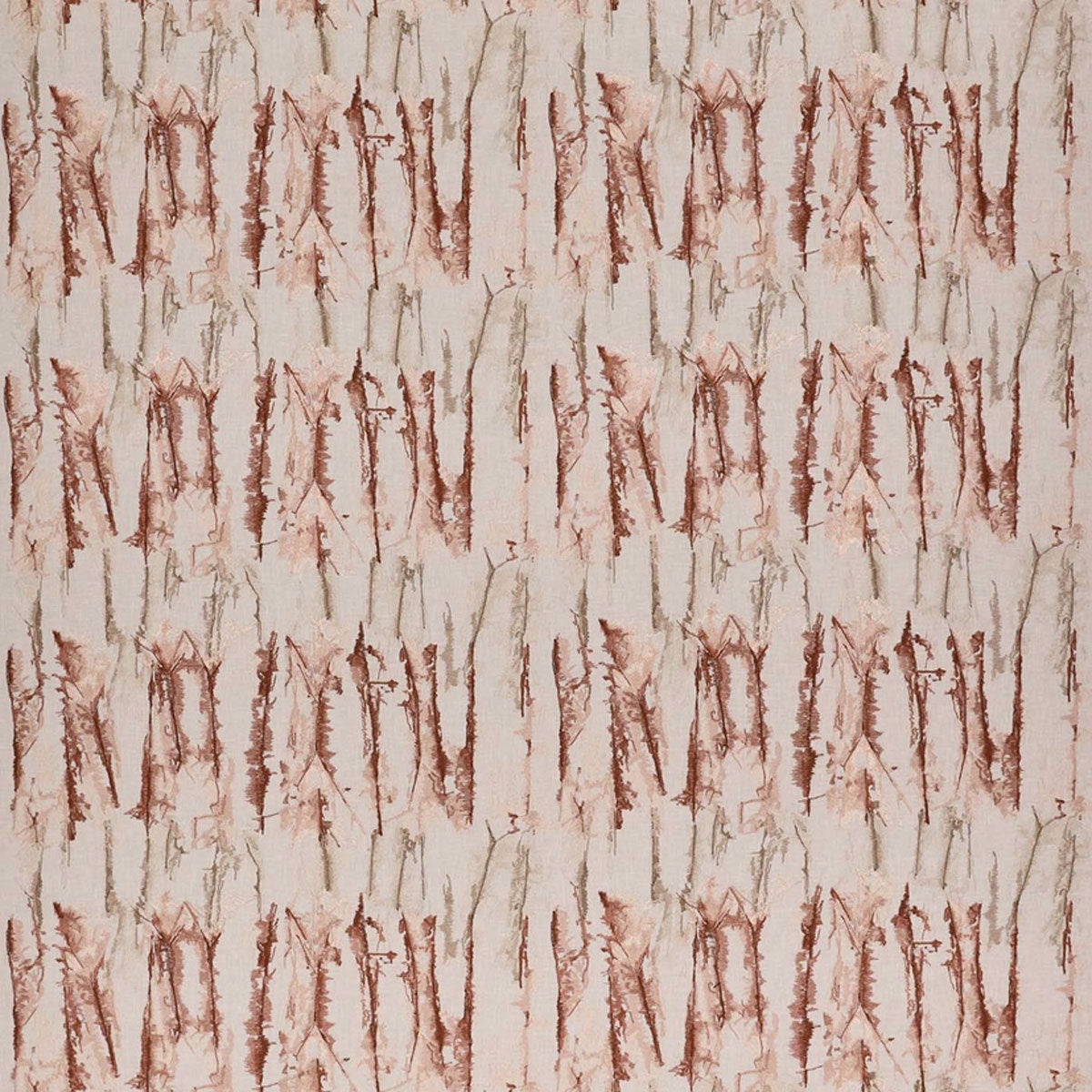 Harlequin Takara Embroidery fabric – Rosewood/Clay (1)