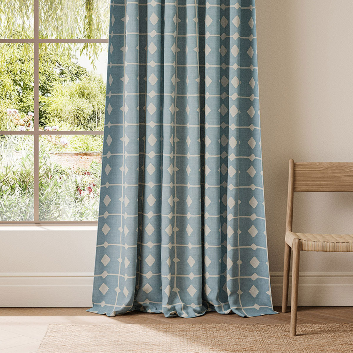 Scion Tiles fabric – Cornflower (2)