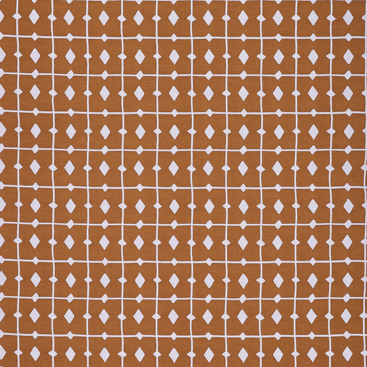 Scion Tiles fabric – Rust (1)