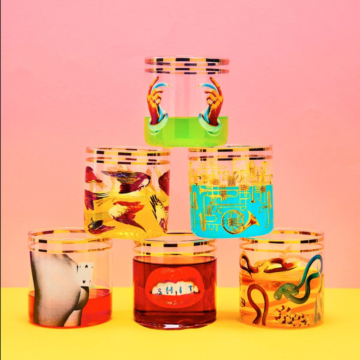 Seletti X Toiletpaper Water Glasses