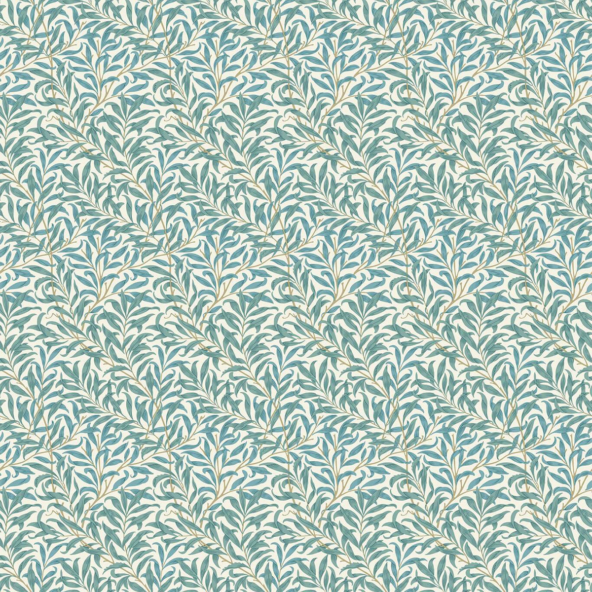 Clarke &amp; Clarke &#39;Willow Boughs - Teal&#39; Fabric