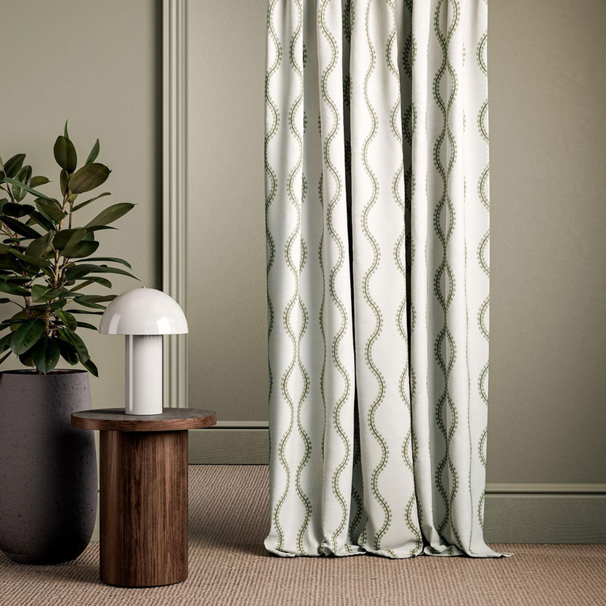 Clarke & Clarke Woburn II fabric – Sage (3)