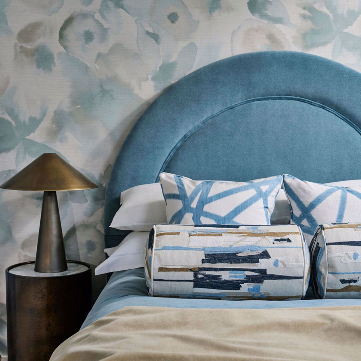 Harlequin Zeal II fabric – Indigo/Julip/Sky/Stone (4)