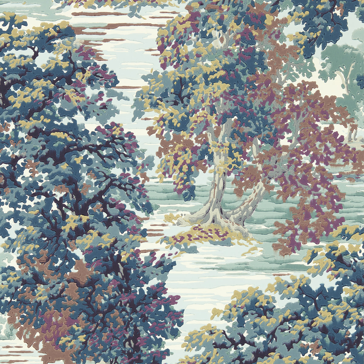 Sanderson &#39;Ancient Canopy - Forest Green&#39; Wallpaper
