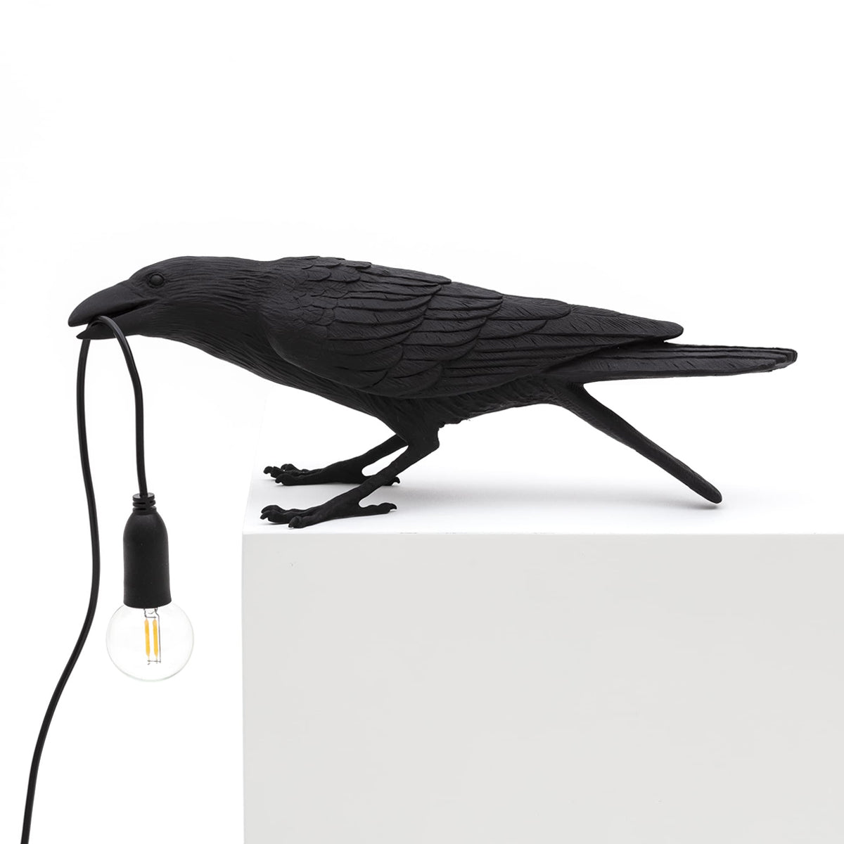 Bird Lamp Black Playing - Seletti