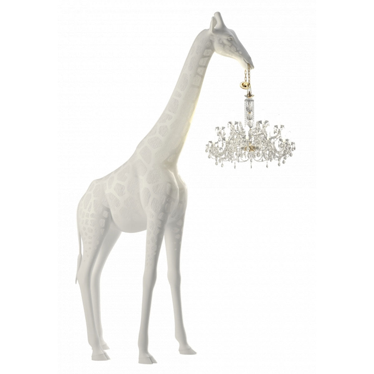 Giraffe In Love XL Indoor White
