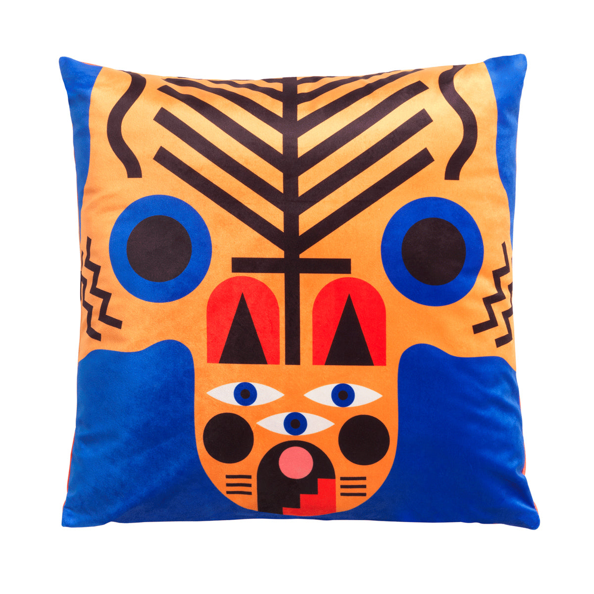 Oggian Italian Tiger Cushion Cover by Marco Oggian