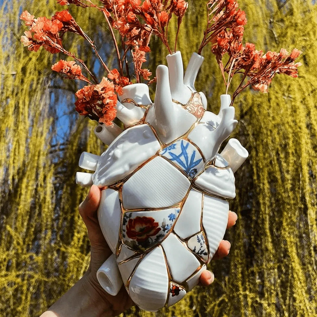 Love in Bloom Heart Vase - Seletti - Courthouse Interiors Love in Bloom Heart Vase - Seletti - Courthouse Interiors
