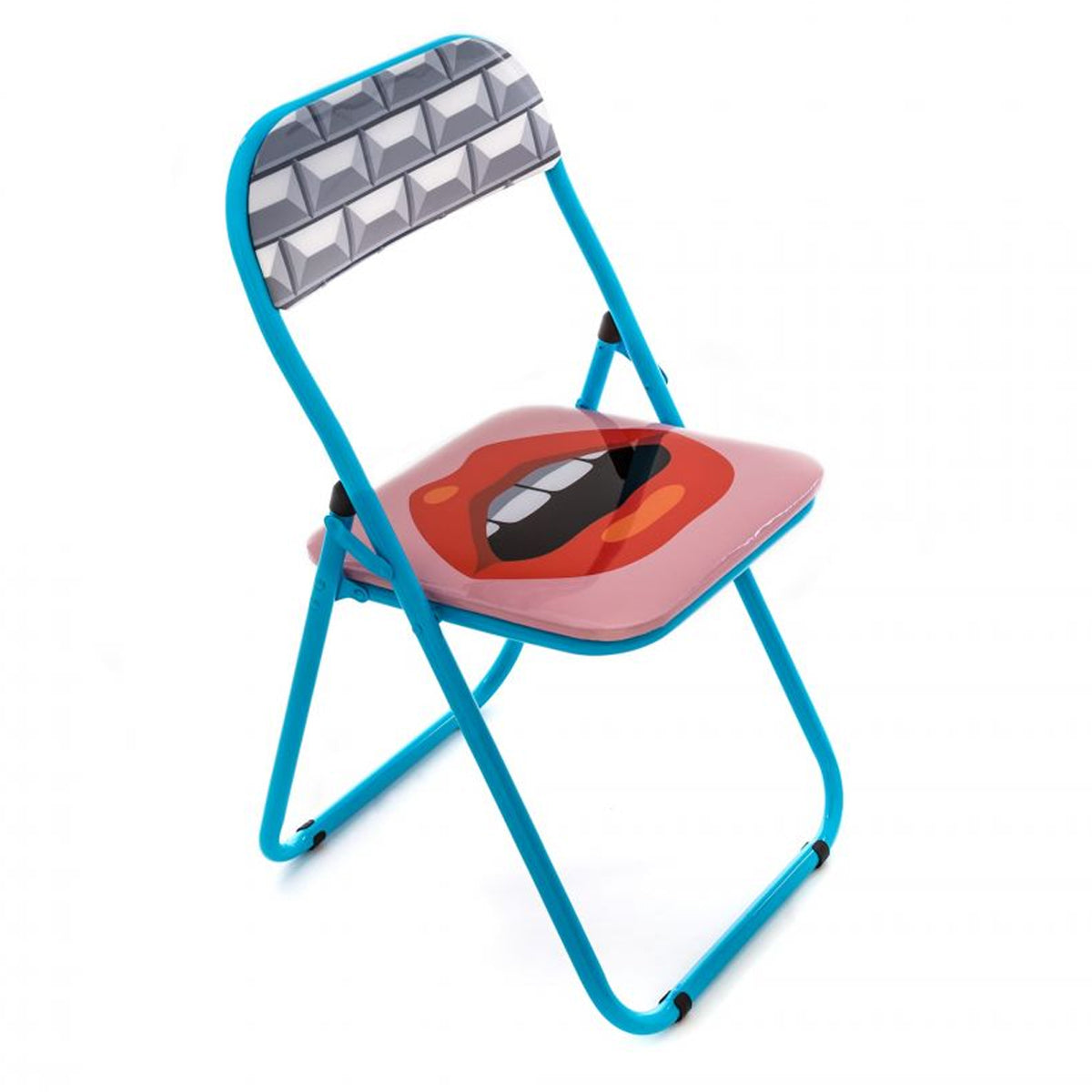 Seletti X Studio Job Folding Chair &#39;Mouth&#39;