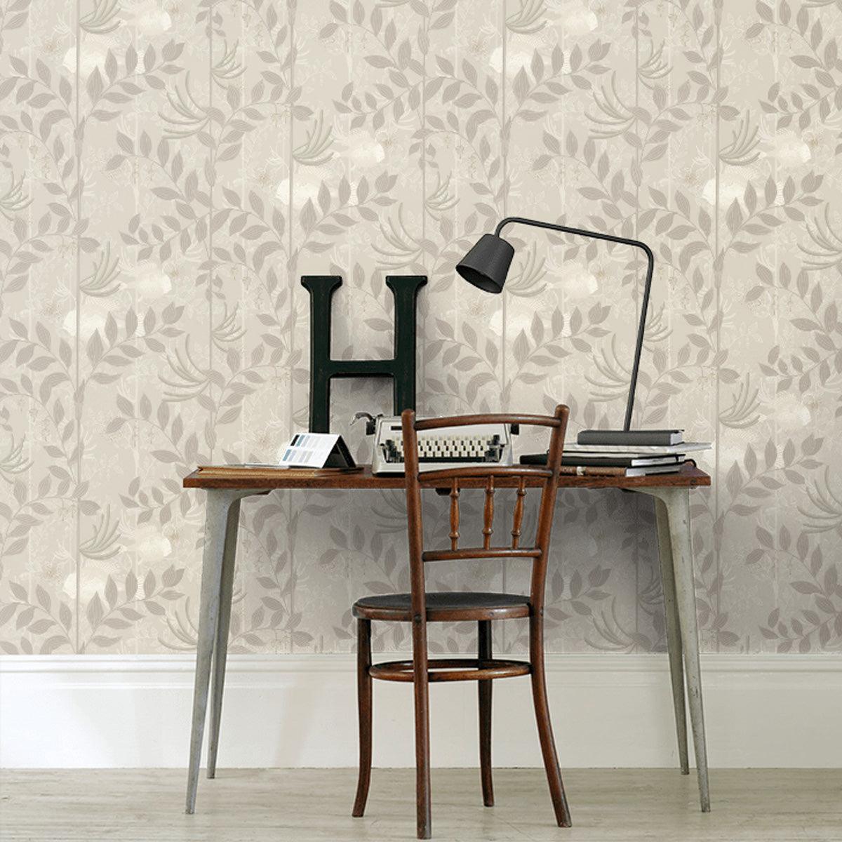 Cole &amp; Son &#39;Nautilus Stone &amp; Linen&#39; Wallpaper