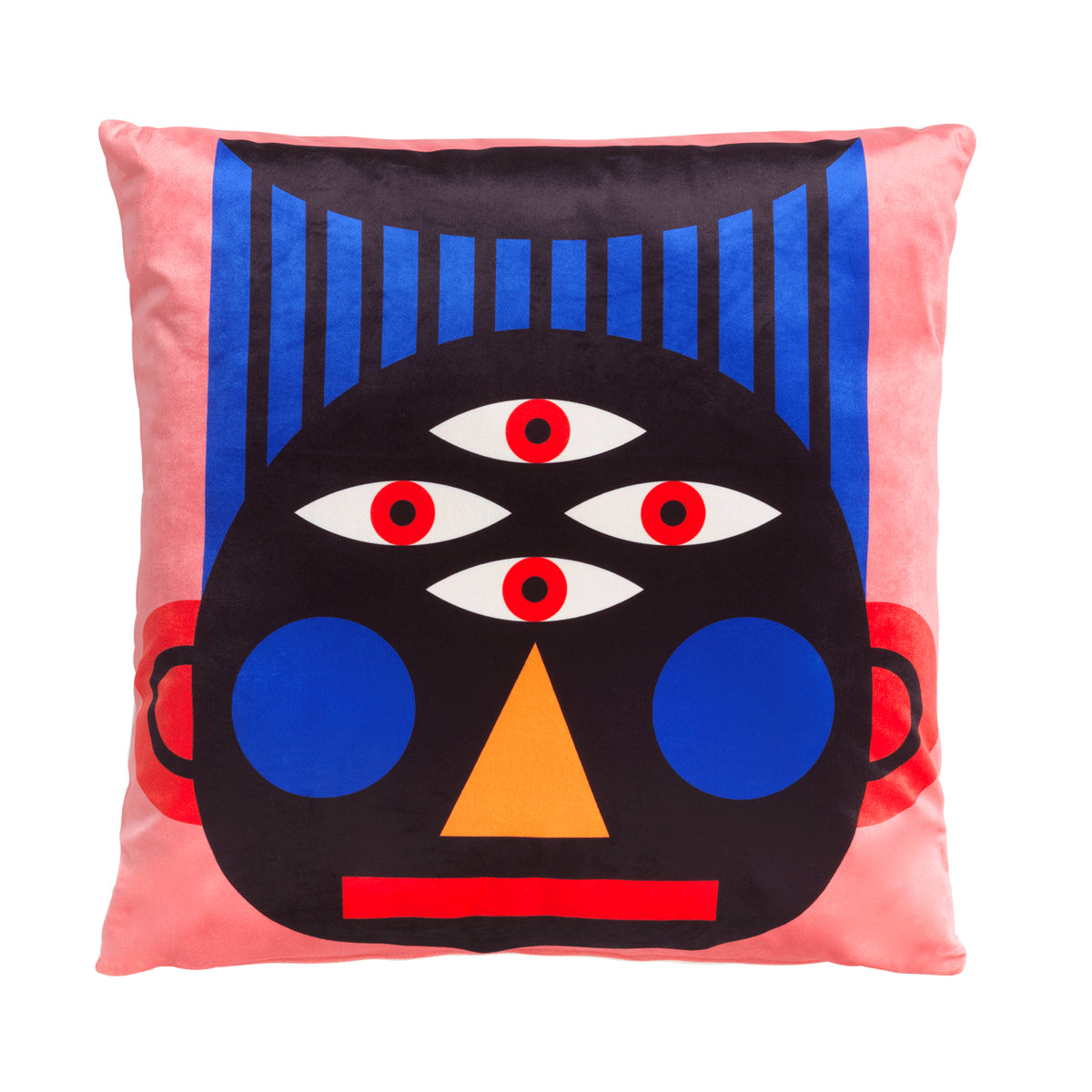 Oggian Face Cushion Cover by Marco Oggian - Qeeboo
