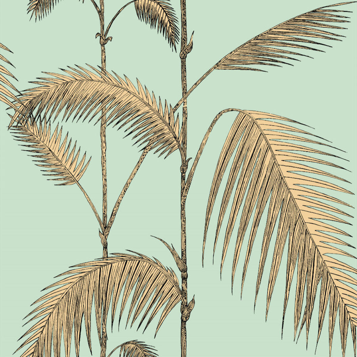 Cole &amp; Son &#39;Palm Leaves - Mint&#39; Wallpaper