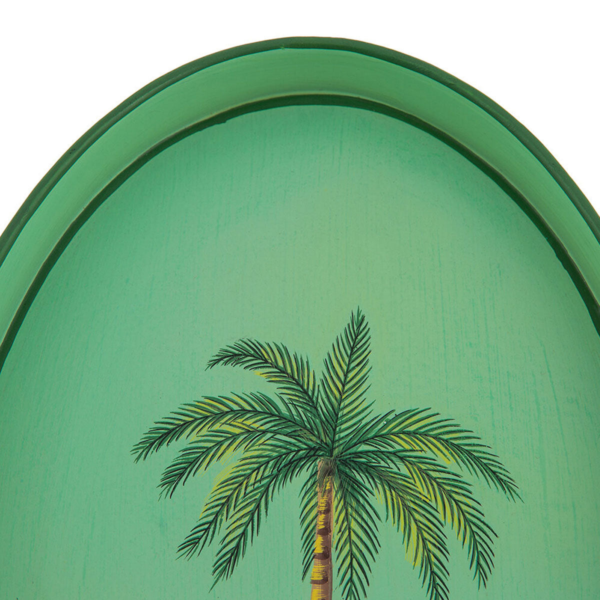 Fauna Hand painted Iron Tray Palm Tree - Les-Ottomans