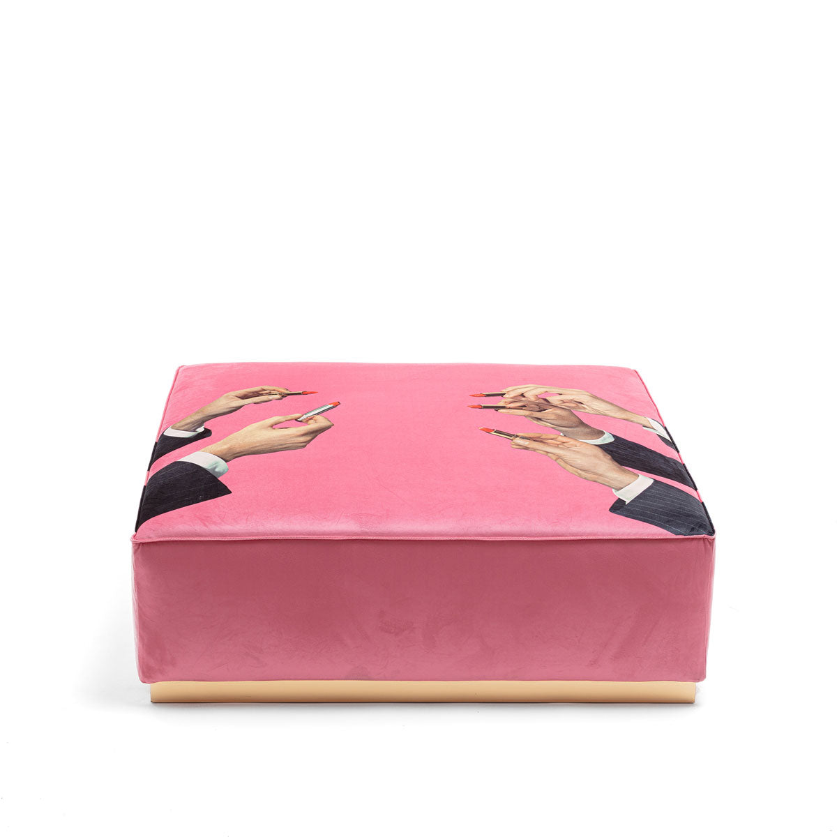 Seletti X Toiletpaper Modular Pouf &#39;Lipsticks Pink&#39;