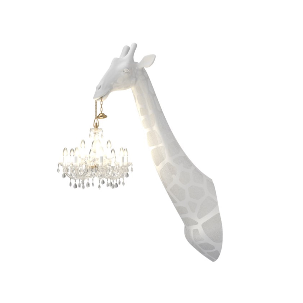 Giraffe In Love Wall Lamp White - Qeeboo