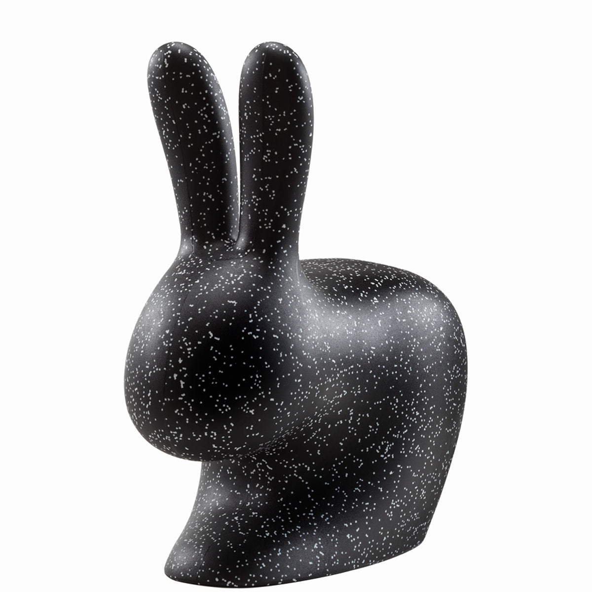 Rabbit Chair Dots Black and White - Qeeboo