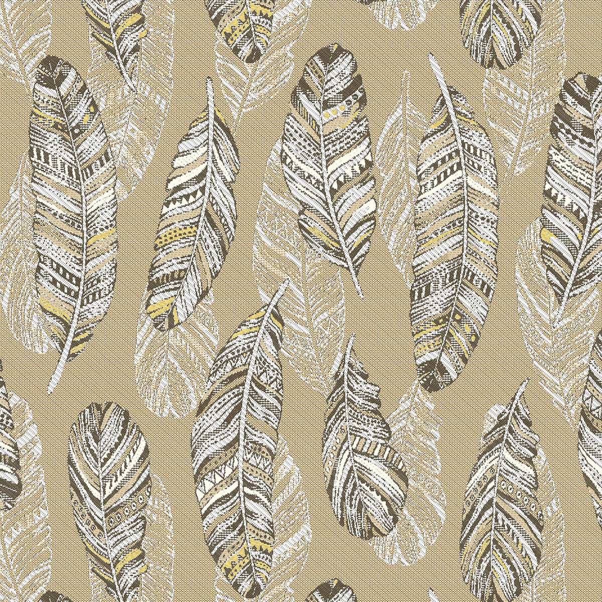Golden Feather Fabric