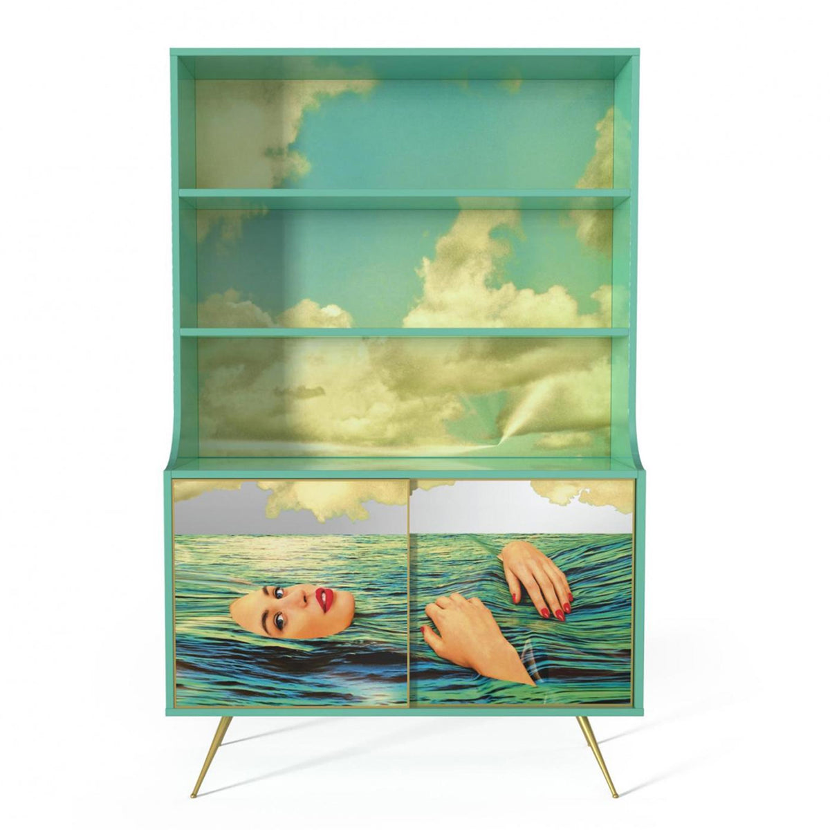 Seletti X Toiletpaper Magazine Bookcase &#39;Sea Girl&#39;