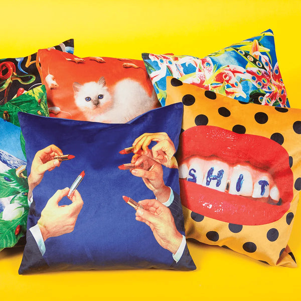 希少　SELETTI x TOILETPAPER クッションカバー Seletti x Toiletpaper Cushion Cover - Courthouse Interiors