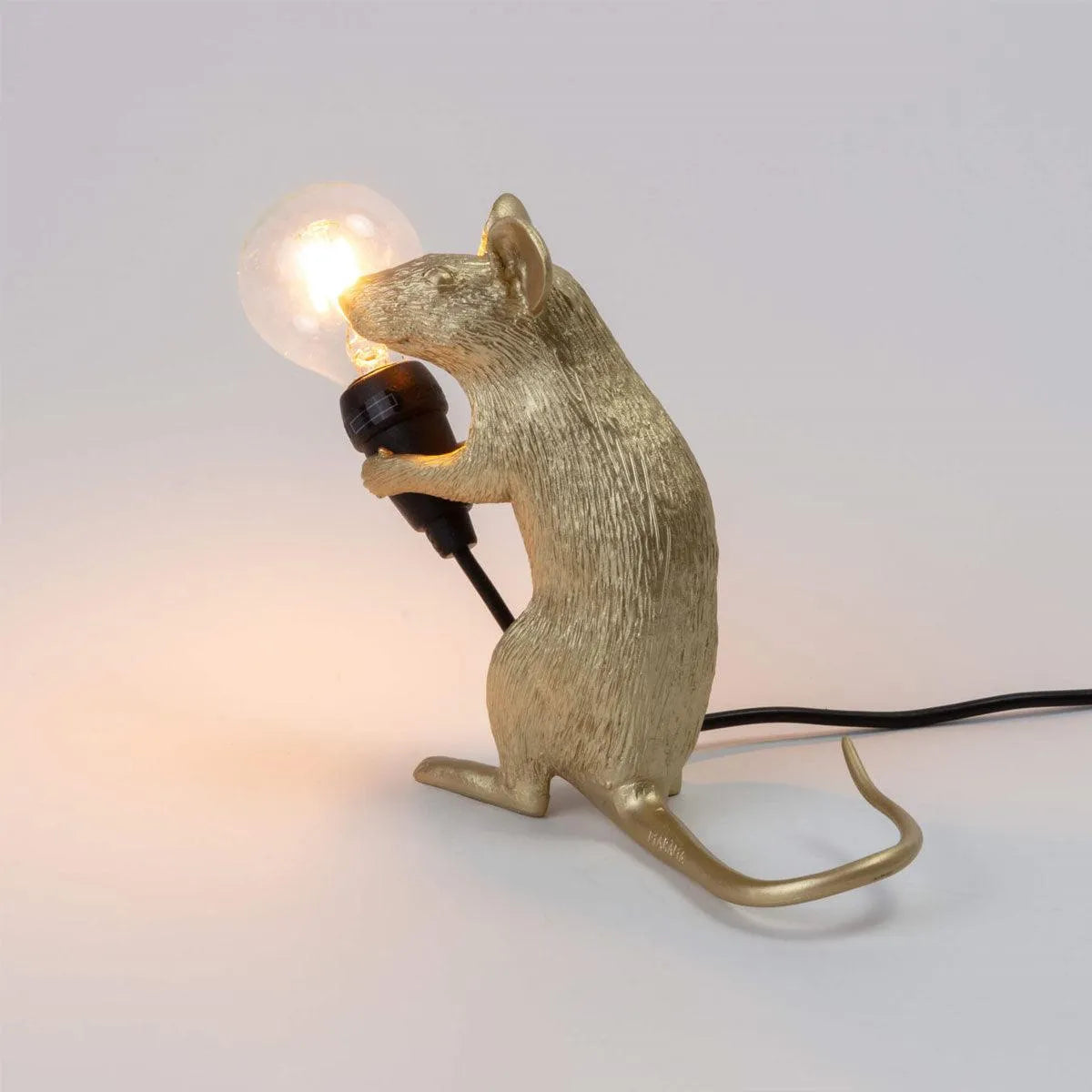 Gold Mouse Lamp - Seletti - Courthouse Interiors