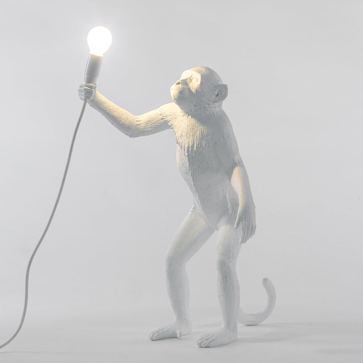 Standing Monkey Light White