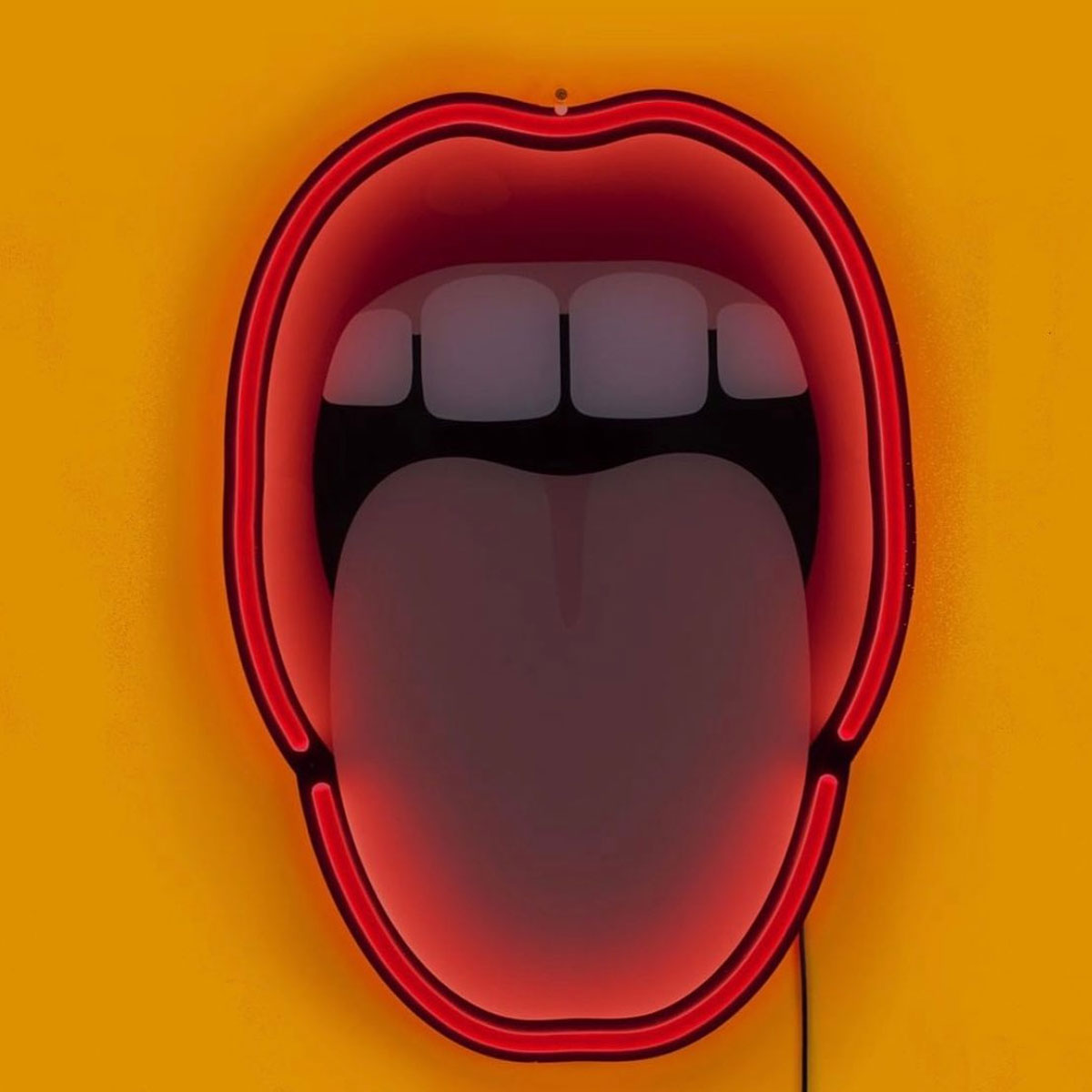 Seletti X Studio Job Neon Wall Light &#39;Tongue&#39;