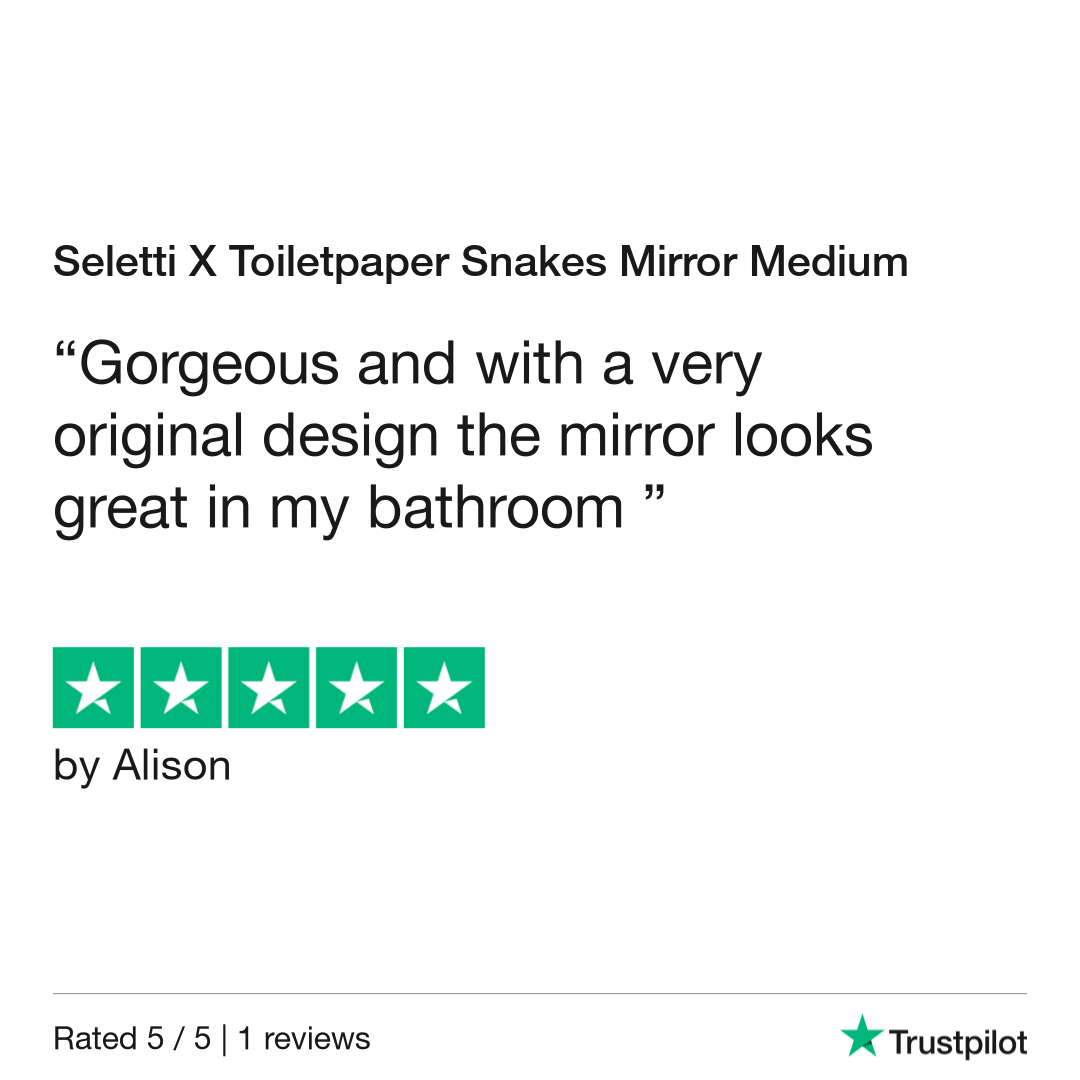 Seletti X Toiletpaper Snakes Mirror Medium