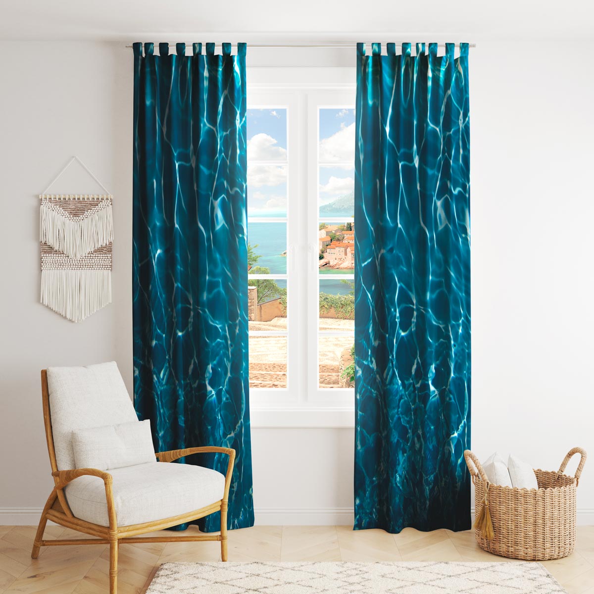 Seletti X Courthouse Exclusive ‘Water’ Velvet Panel Curtain