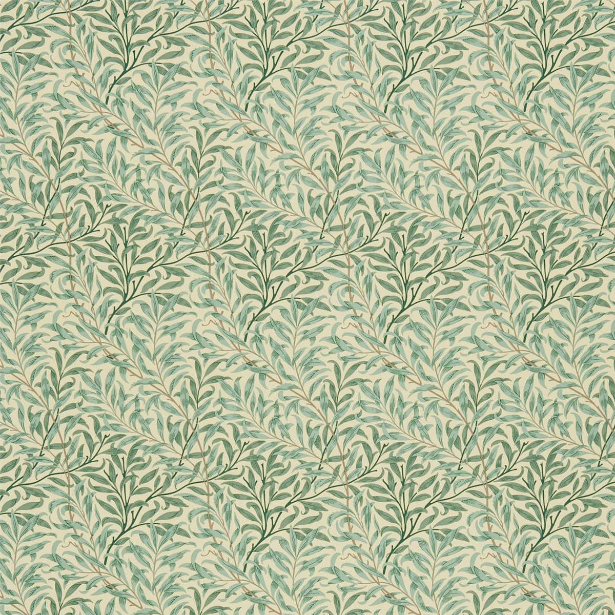 Morris &amp; Co &#39;Willow Boughs - Cream/Pale Green&#39; Fabric