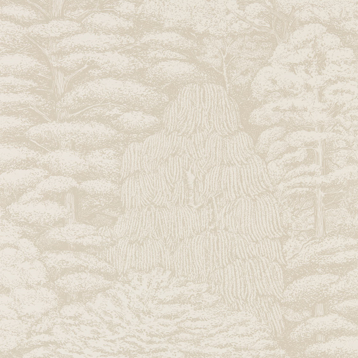 Sanderson &#39;Woodland Toile - Ivory/Neutral&#39; Wallpaper