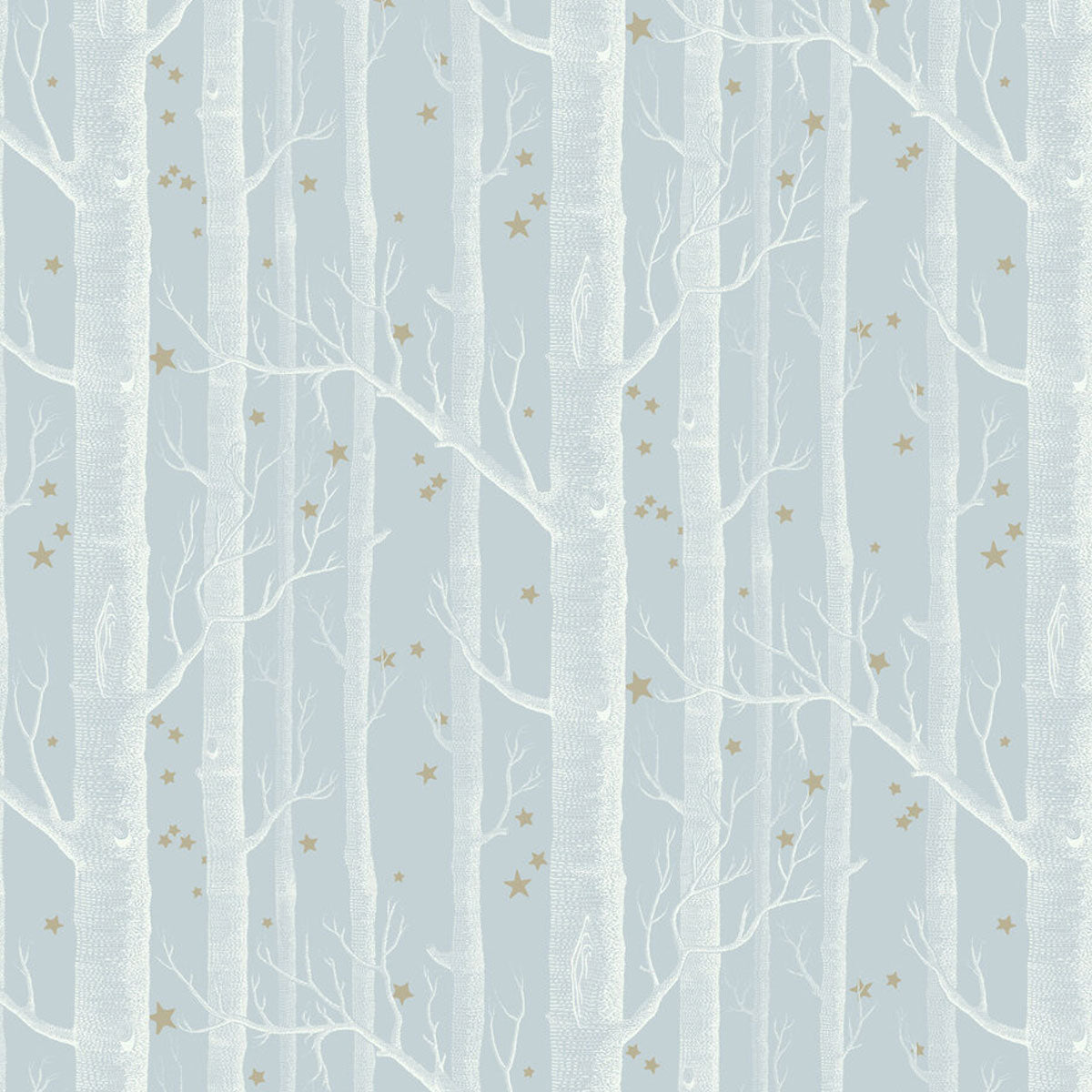 Cole &amp; Son &#39;Woods and Stars Powder Blue&#39; Wallpaper