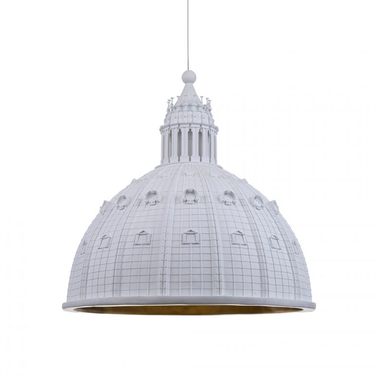 Cupolone Ceiling Lamp Quarantacinque White
