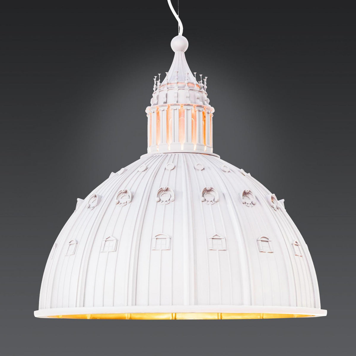 Cupolone Ceiling Lamp Quarantacinque White