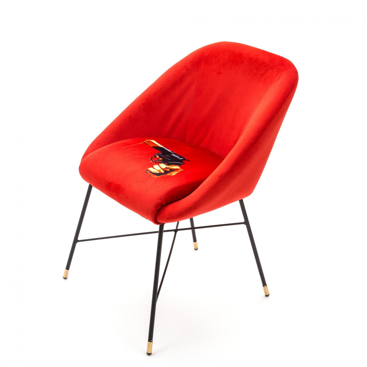 Seletti X Toiletpaper Magazine Padded Chair &#39;Revolver&#39;