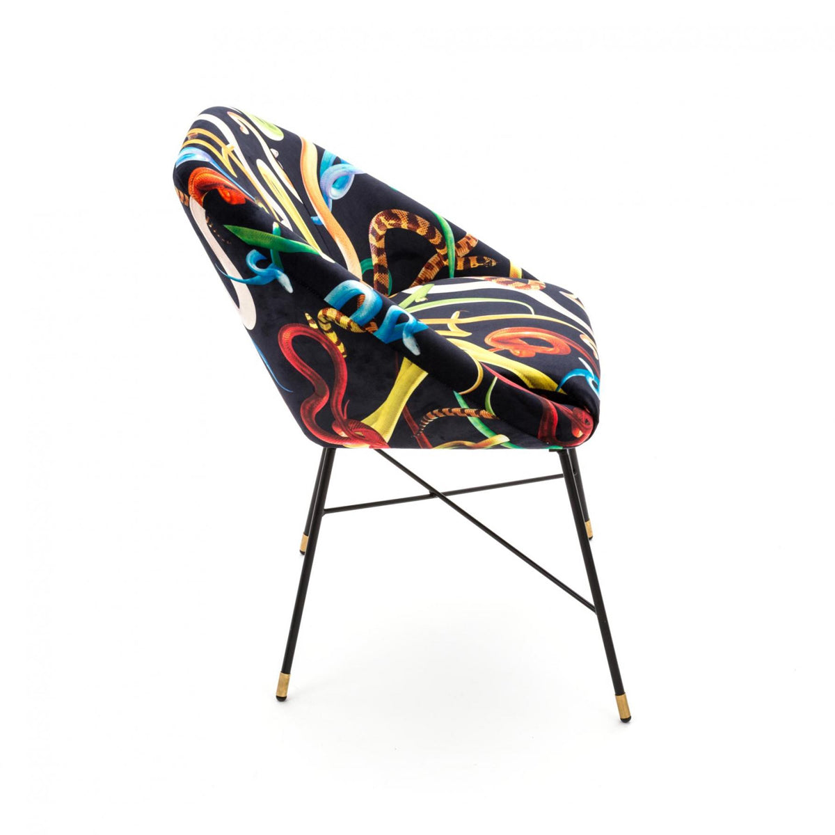 Seletti X Toiletpaper Magazine Padded Chair &#39;Snakes&#39;