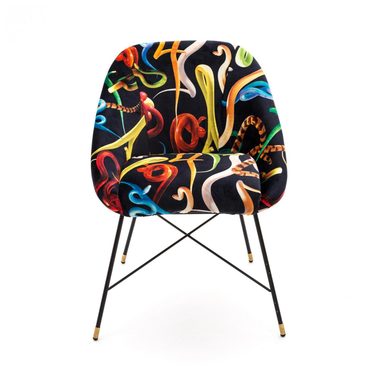 Seletti X Toiletpaper Magazine Padded Chair &#39;Snakes&#39;